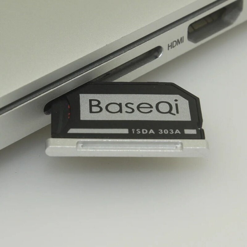 BaseQi الأصلي لماك بوك برو الشبكية 13 بوصة بطاقة Microsd محول مخفي تماما ماك برو العام 2013-2015