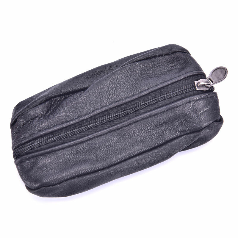 الرجال مفتاح حافظة جلدية محافظ عملة محفظة لينة سستة حقيبة المفاتيح غطاء للمال جيب رقيقة محافظ حلقة الحقيبة بطاقة محفظة