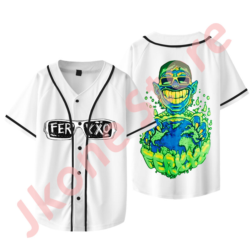قميص بيسبول من Ferxxo بجولة عالمية للرجال والنساء ، قميص Feid FerxxoCalipsis ، قمصان عصرية غير رسمية