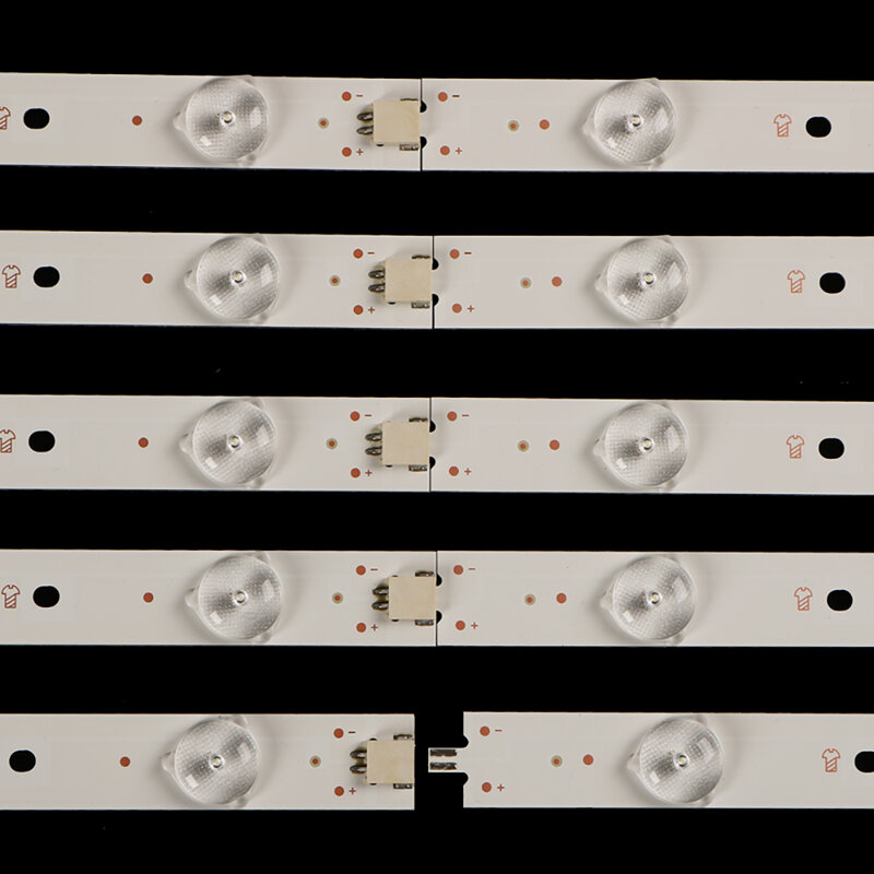 جديد 5 قطعة LED الخلفية قطاع ل GJ-2K16-430-D512-V 43PUT6101/60 43PUS6551 43PUS6401 43PUS6501 43PUS6101/60 43PUS6201 43PUH6101