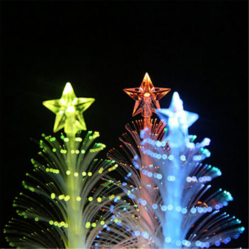 الملونة LED الألياف البصرية شجرة عيد الميلاد ضوء الليل ، مصباح ، ضوء ، هدية عيد الميلاد ، الأطفال