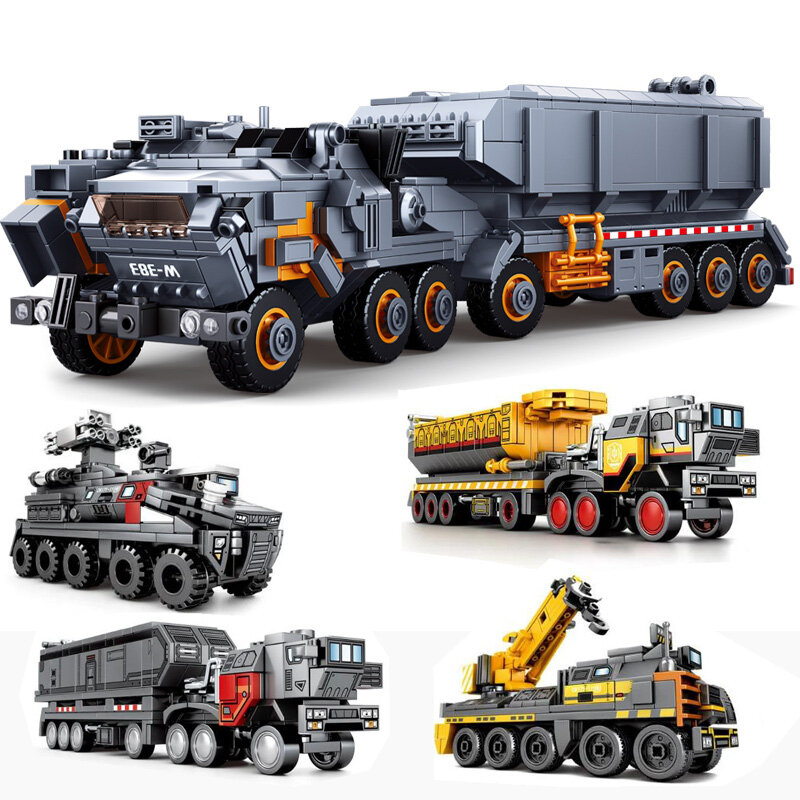 نموذج عسكري لعبة مكعبات بناء للأولاد ، الأرض المتجولة ، مركبة نقل ثقيلة ، شاحنة تعليمية ، طوب ، من من من من من من من من من نوع wilder