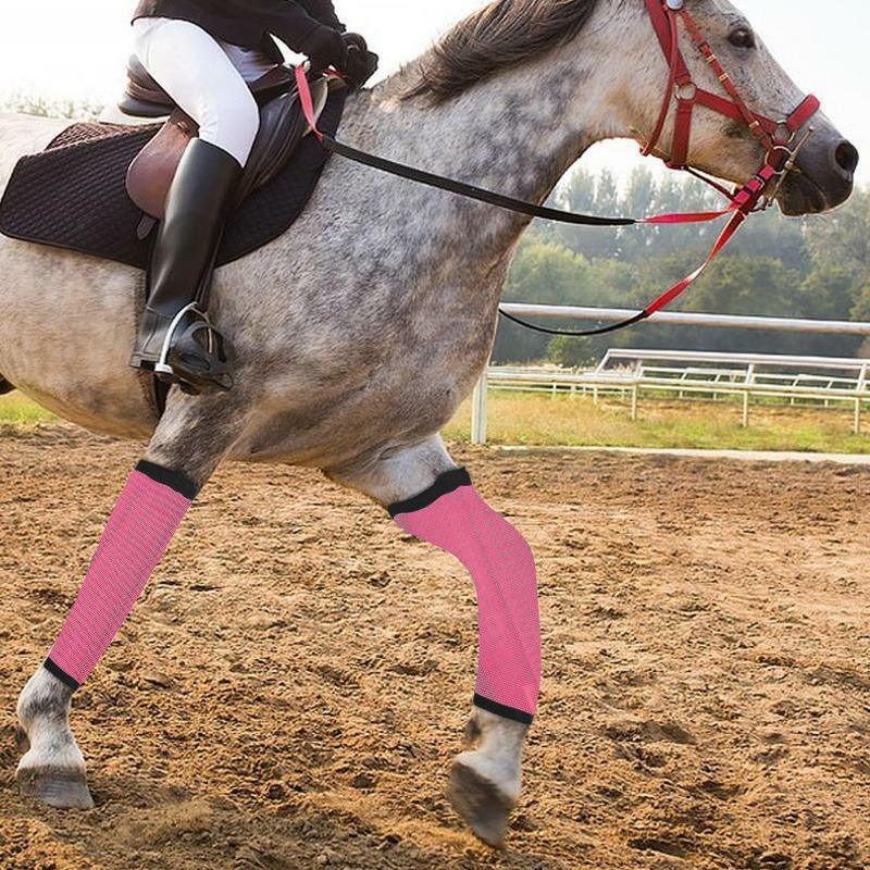 ليجينز حصان قابلة لإعادة الاستخدام ، أحذية ذبابة ، تقلل من تعب الساق ، تقلل من الدوس