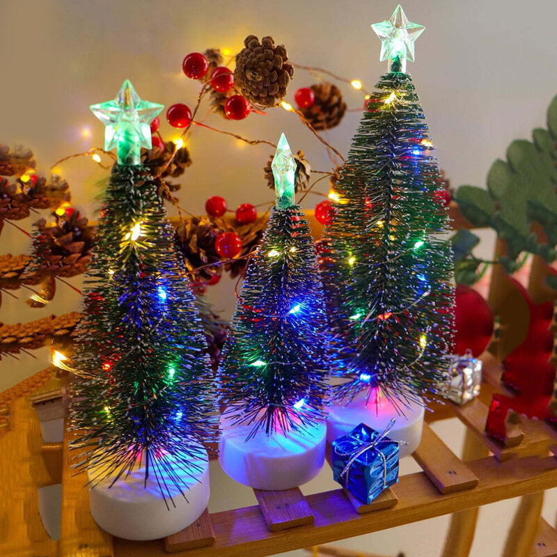 أدى ضوء شجرة عيد الميلاد مصغرة أدى ضوء شجرة عيد الميلاد
