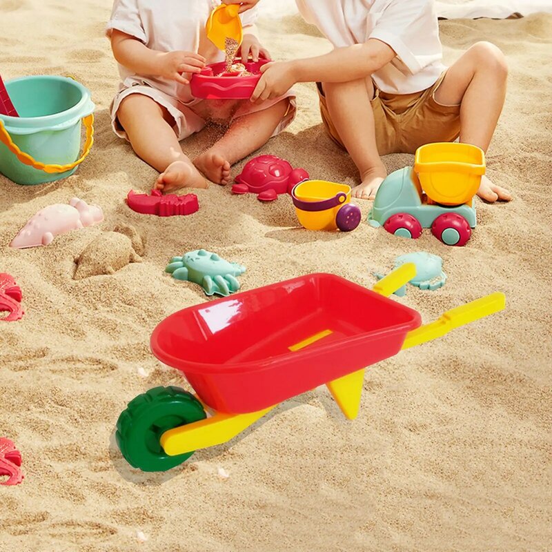 الرمال عربة لعبة يسهل حملها خفيفة الوزن شاطئ الاطفال البستنة عربة لساحة الأعمار 2 سنة حتى في الداخل والخارج