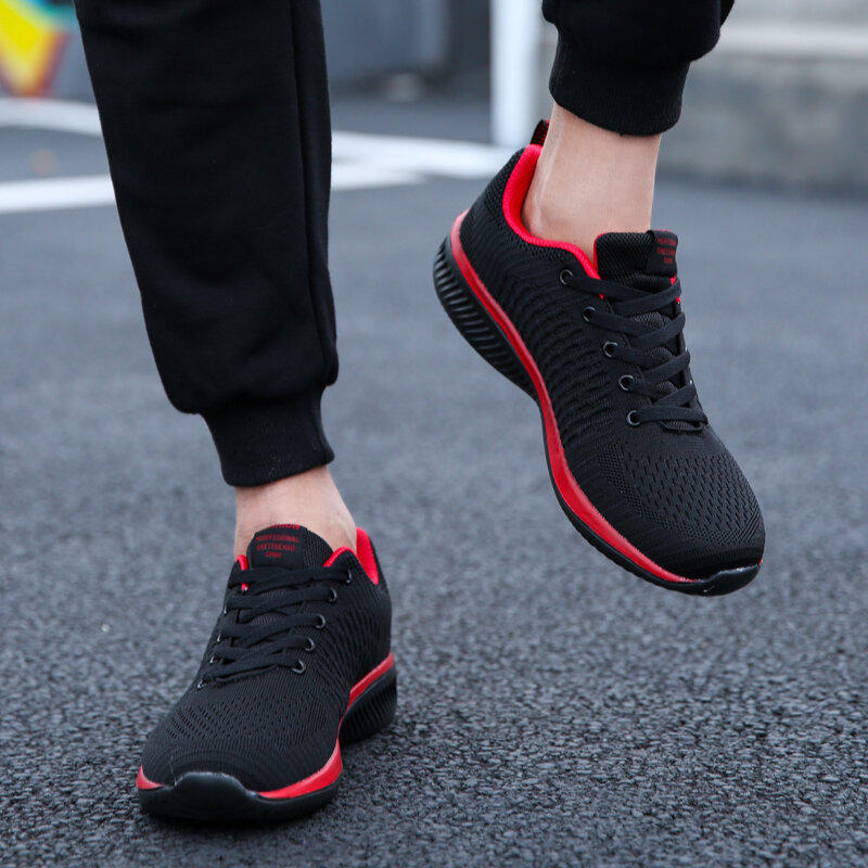 الأزياء أحذية مشي للرجال النساء خفيفة الوزن عدم الانزلاق أحذية رياضية كاجوال أحذية رياضية حجم 35-47