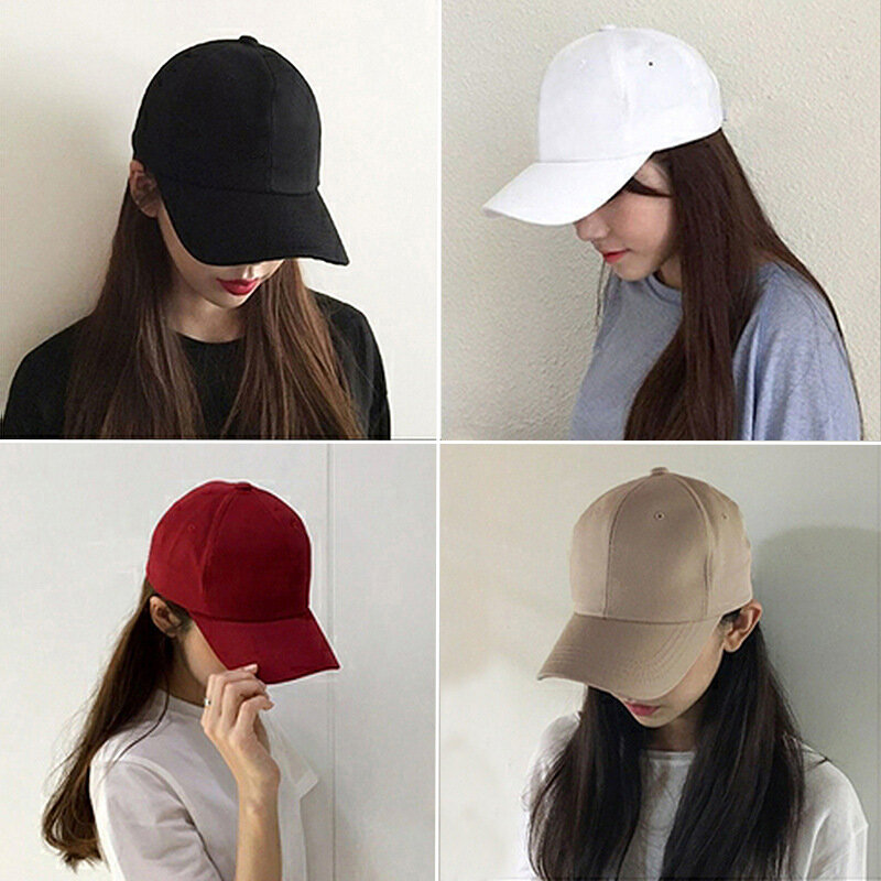 قبعة بيسبول كورية عصرية للنساء ، متعددة الاستخدامات ، لسان بطة كبيرة الرأس ، أحادية اللون ، كاجوال ، الربيع ، الصيف
