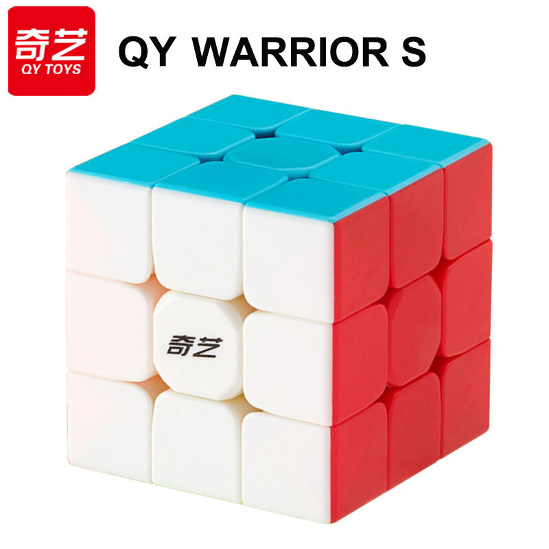 QiYi Speedcube المحارب S المكعب السحري 3x3x3 المهنية 3x3 سرعة اللغز 3 × 3 ألعاب QY الأطفال الأصلي Cubo Magico مكعبات للألعاب