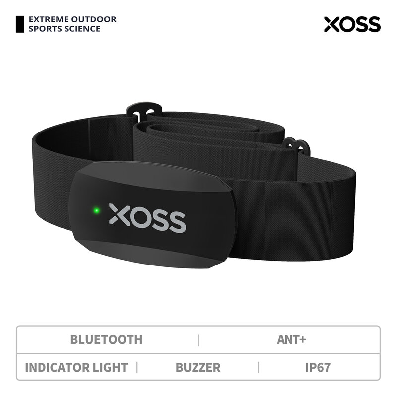 XOSS X2 الصدر حزام معدل ضربات القلب الاستشعار الدراجة رصد بلوتوث ANT + اللاسلكية الصحة اللياقة البدنية الذكية دراجة تعقب البيانات
