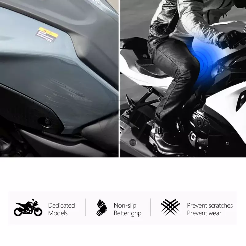 دراجة نارية الجانب خزان وسادة حماية ملصق ، قبضة الركبة الجر الملحقات ، هوندا CB650R 2019-2022