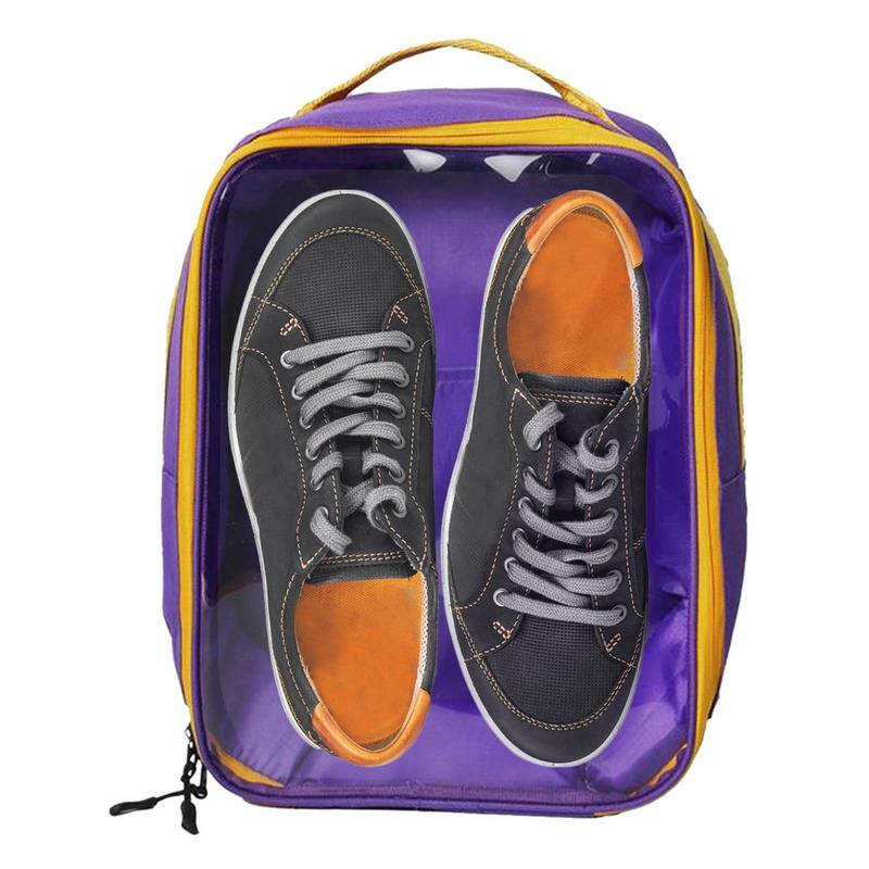 حقيبة منظم لتخزين الأحذية مع سحاب ومقبض ، حقيبة حذاء الأمتعة ، حقيبة التعبئة للسفر ، أحذية الغولف