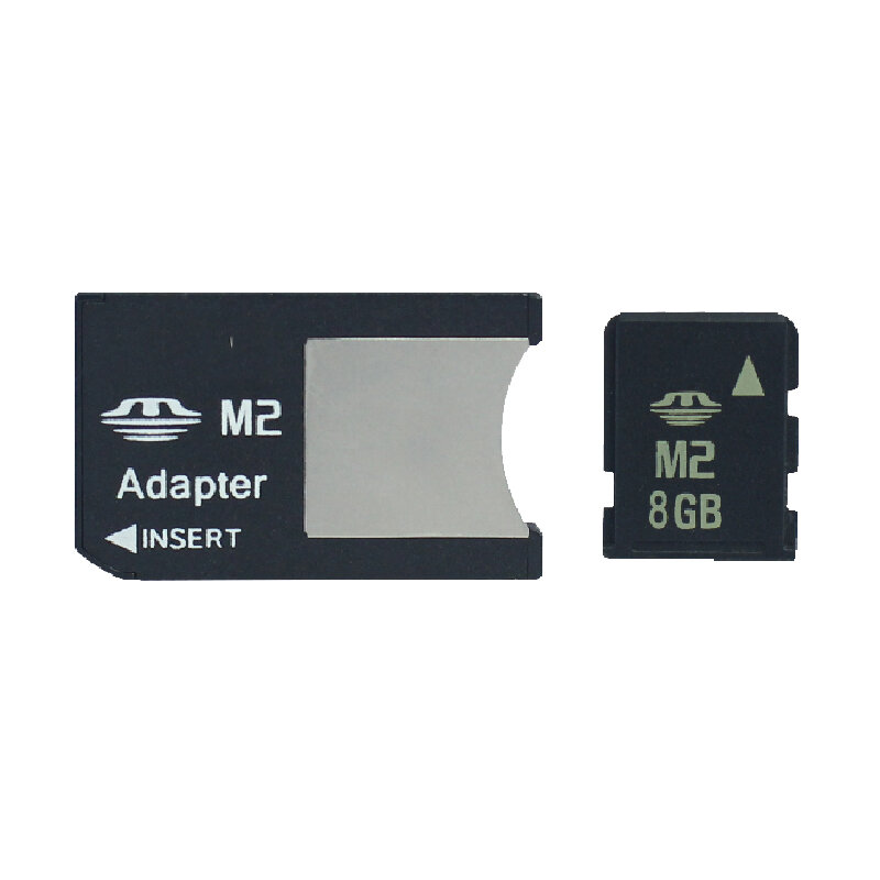 ميكرو ميموري ستيك مع محول ، M2 Card ، Pro Duo ، MS Pro Duo ، 512MB ، 1GB ، 2GB ، 4GB ، 8GB