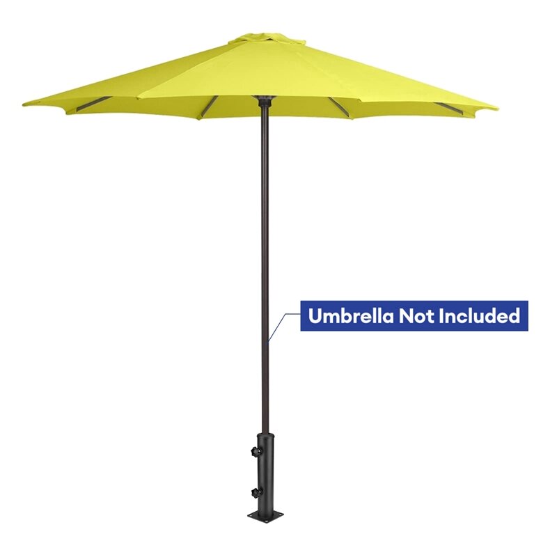 مظلة فناء خارجية قاعدة قائمة ، مشبك على الطوابق ، مظلة طاولة قائمة في الفناء والفناء ، 2X