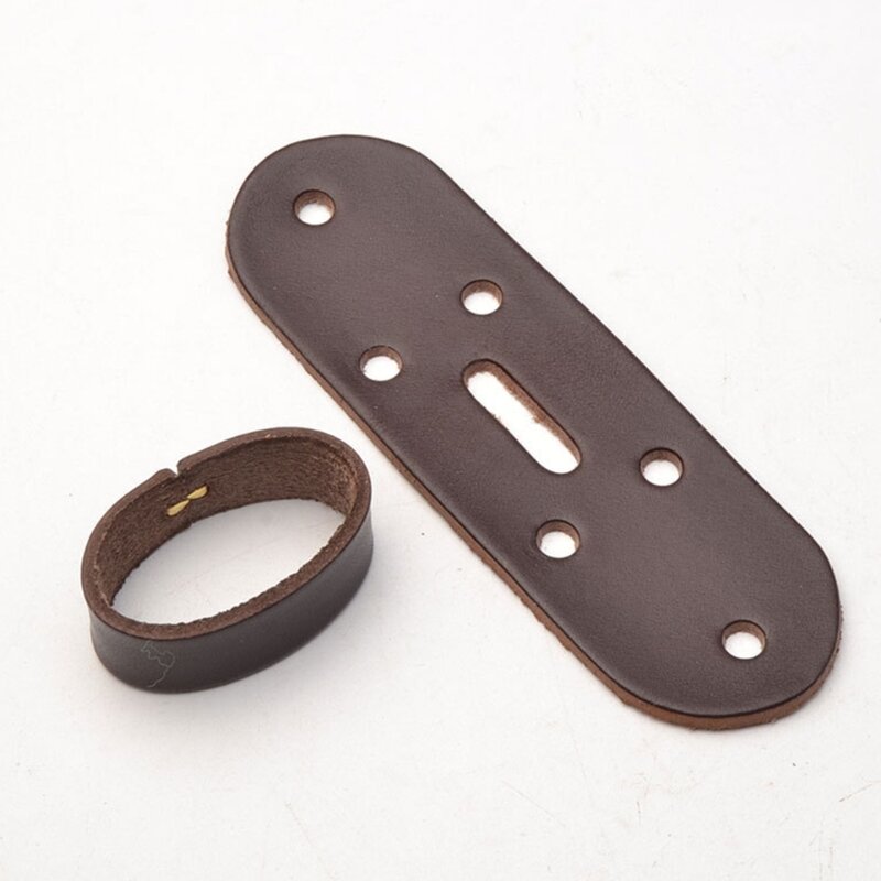 مشبك حزام متين من الجلد مع حافظة لإصلاح حزام مشبك الدبوس والحفاظ على ملحقات الحزام بنفسك