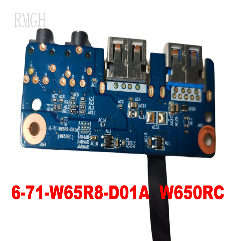 6-71-W65R8-D01A W650RC الأصلي ل W650RC USB مجلس الصوت مجلس اختبار جيد شحن مجاني