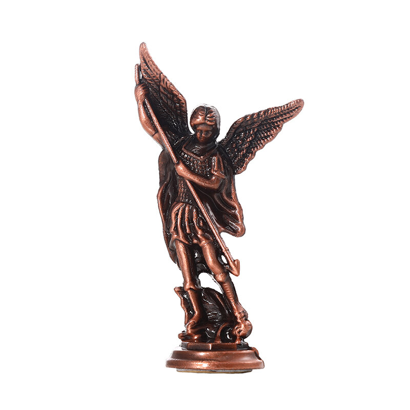 سانت مايكل تمثال الملائكة يسوع هدايا عيد الميلاد سبائك الزنك زخرفة ديكور المنزل ساحة مكتب لوحة سيارة ديكور الشكل