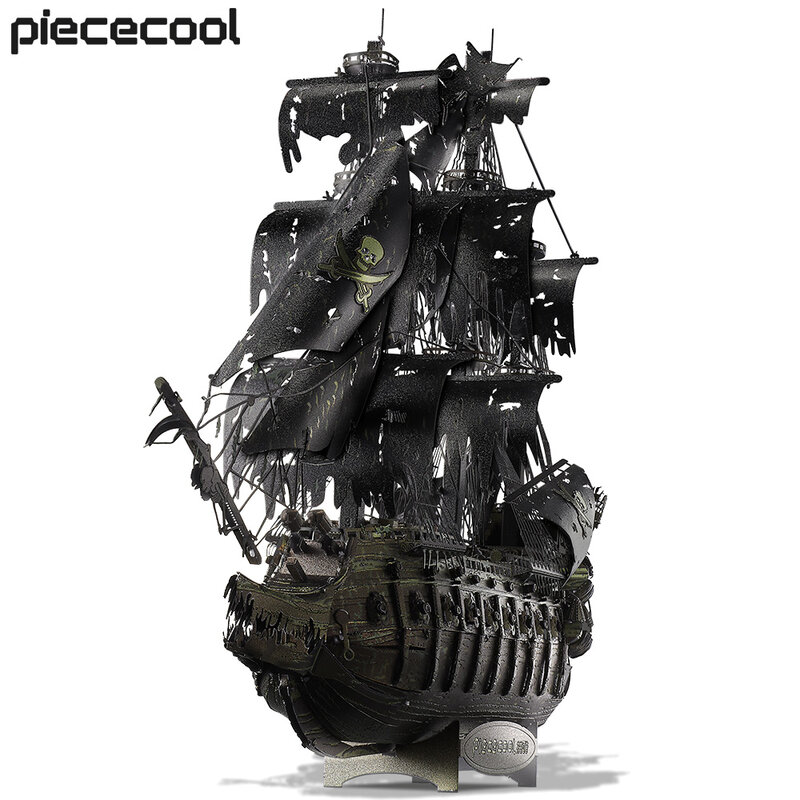 بيسكول-مجموعات بناء نموذج الهولندي الطائر ، لغز معدني ثلاثية الأبعاد ، بانوراما سفينة القراصنة للمراهقين ، دعابة الدماغ لتقوم بها بنفسك اللعب