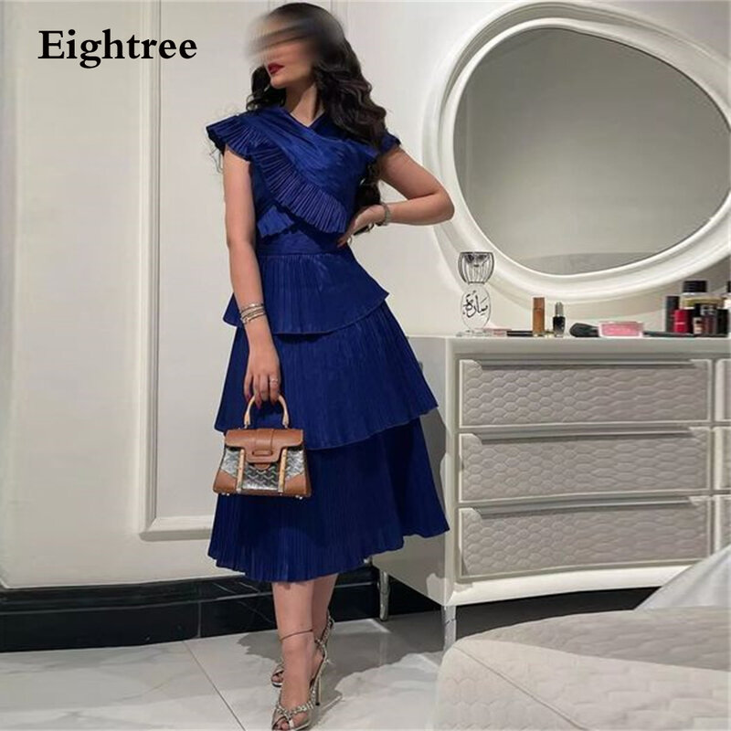 Eighree-فستان سهرة عتيق للحفلات الراقصة ، المملكة العربية السعودية ، أزرق كحلي Abendkleider ، رداء دبي ، فستان مناسب رسمي