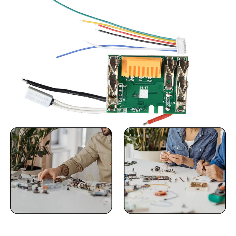لوحة دائرة حماية شحن PCB ، لوحة دوائر LED لبطارية ليثيوم أيون BL1830 ، قطع غيار أدوات كهربائية ، 1.