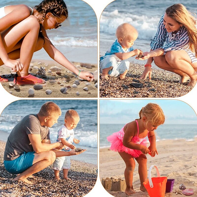 شاطئ شبكة مجرفة الاطفال قذيفة جمع مجرفة لعبة الشاطئ لتصفية الرمال لالتقاط قذائف
