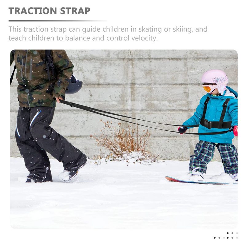 حزام تزلج من البوليستر للأطفال ، لوح مقود قوي للأطفال ، توازن حزام التزلج