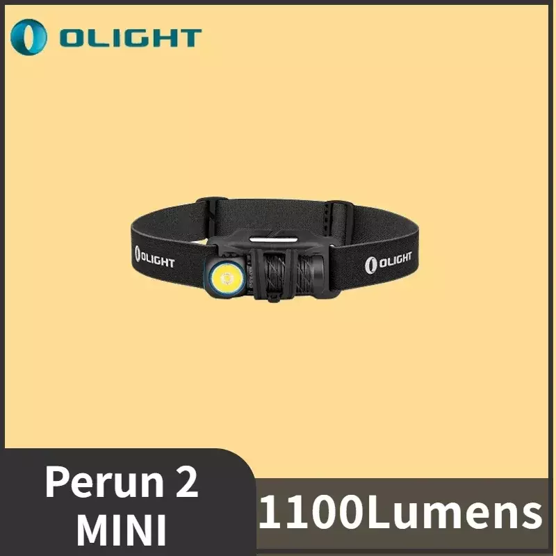 Olight Perun 2 مصباح LED صغير قابلة للشحن كشافات 1100 لومن ضوء الزاوية اليمنى