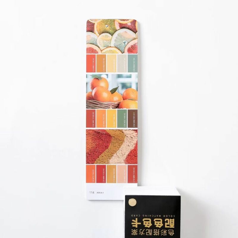 بطاقة ملونة طباعة الرسم البياني للإعلان التصميم الداخلي ، نظام مطابقة الألوان المنزلية ، جديد