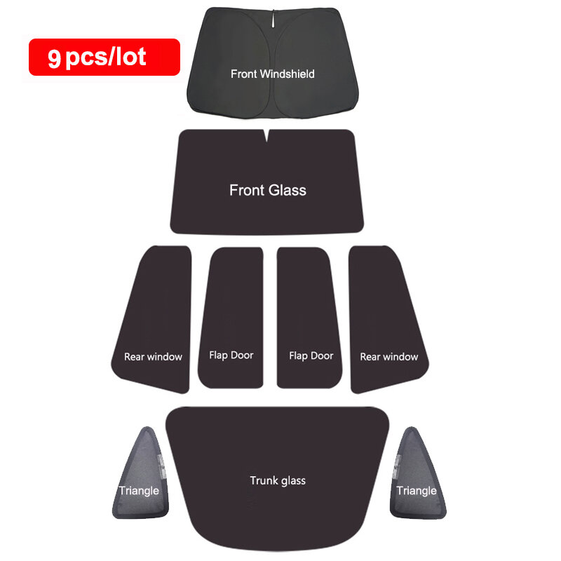 ModelX زجاج سقف كوة ظلة ل تسلا نموذج X الشمس ظلال الجبهة الخلفية فتحة سقف أعمى شبكة تظليل اكسسوارات السيارات الزخرفية