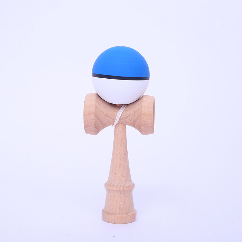 نصف شريط خشبي Kendama لعبة المهنية ماهرا شعوذة الكرة في الهواء الطلق شعوذة لعبة الكرة لعبة للأطفال هدية