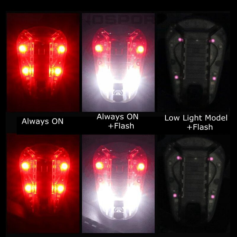 خوذة تكتيكية ضوء إحترافي إشارة أخضر أحمر الدعسوقة مصباح مقاوم للماء بقاء LED الألوان أداة خارجية أكسسوارات Airsoft