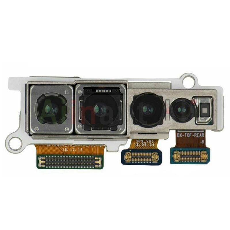 كاميرا أمامية أصلية من AiinAnt لكاميرا خلفية رئيسية من نوع amساميوني ، كابل مرن ، قطع غيار للهاتف المحمول For Samsung Galaxy S10 Plus Lite e S10E G975F G975U G977B G977U G973F G973U G770F G970F G977N G973N G770U G970U