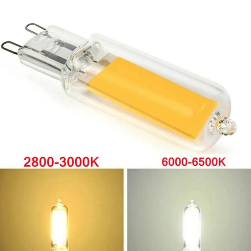 G9 COB LED المصباح الكهربائي ، مصباح الزجاج ، الطاقة الثابتة ، LED الإضاءة ، لمبات السوبر مشرق ، 7 واط ، 9 واط ، 12 واط ، 15 واط ، 220 فولت ، 10 قطعة