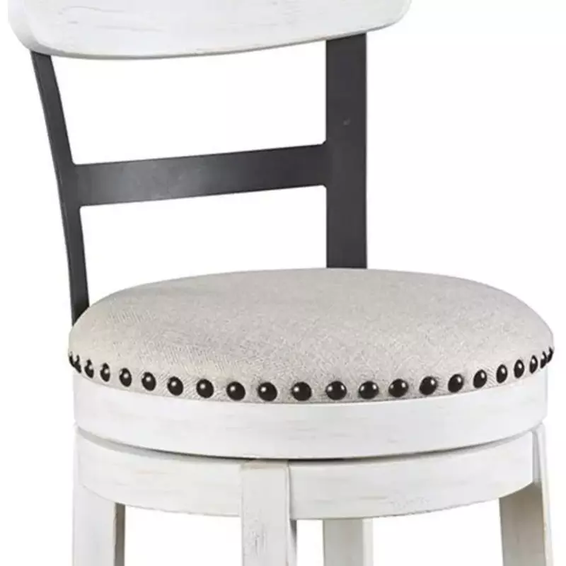 كرسي بار دوار حديث مع ظهر خشبي ، وسادة ارتفاع المنضدة للبار ، من من من من من من من من الخلف ، بوصة
