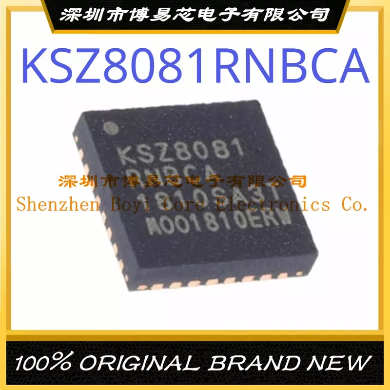 KSZ8081RNBCA-TR حزمة QFN-32 جديد الأصلي حقيقية إيثرنت IC رقاقة