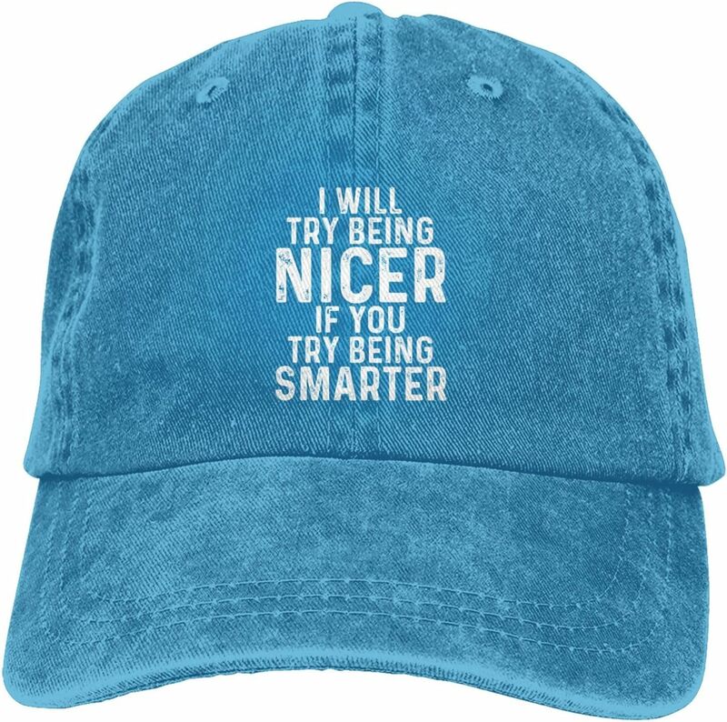 I Wills محاولة قبعات أجمل للنساء ، قبعة أبي ، أكثر ذكاء ، لطيف ، أبي