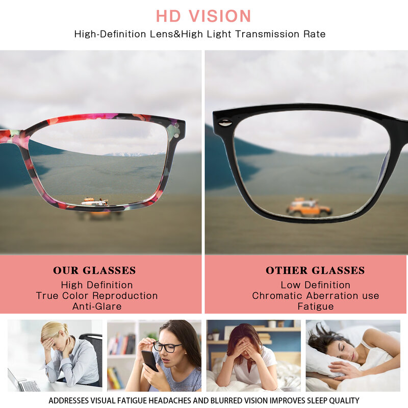 نظارات قراءة henoyn-yenses ، عدسات طول النظر ، نظارات الديوبتر ، العناية بالرؤية ، إطار الطباعة ، مكبر عتيق ، جديد ، ساخن
