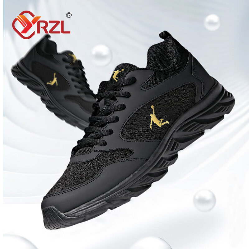 YRZL-أحذية رياضية كاجوال جيدة التهوية للرجال ، أحذية مشي ، خارجية ، ناعمة ، خفيفة الوزن ، أحذية عصرية ، عالية الجودة ، جديدة