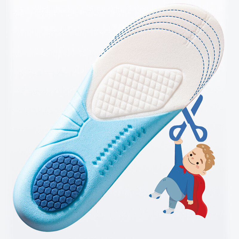 حذاء رياضي للأطفال بنعل داخلي خفيف الوزن لإمتصاص العرق قابل للتنفس بنعل داخلي للأطفال مصنوع من رغوة الذاكرة