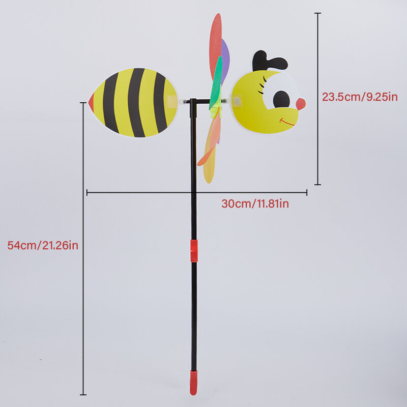 ثلاثية الأبعاد كبيرة الحيوان النحل طاحونة ، الدوار الرياح ، دوامة ساحة ، ديكور الحديقة ، بيع