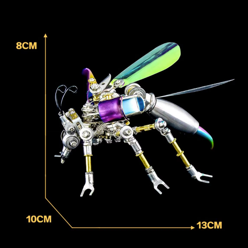 لتقوم بها بنفسك تجميع المعادن الحشرات نموذج عدة ثلاثية الأبعاد اليراع دبور لغز الآلات نماذج لعبة نموذج الدقة هدية للأطفال البالغين