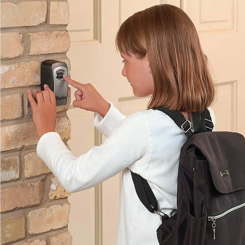 قفل رئيسي 5401D آمن في الهواء الطلق ، قفل مركب على الحائط ، صندوق تخزين مفاتيح مخفي ، أمن المكاتب المنزلية
