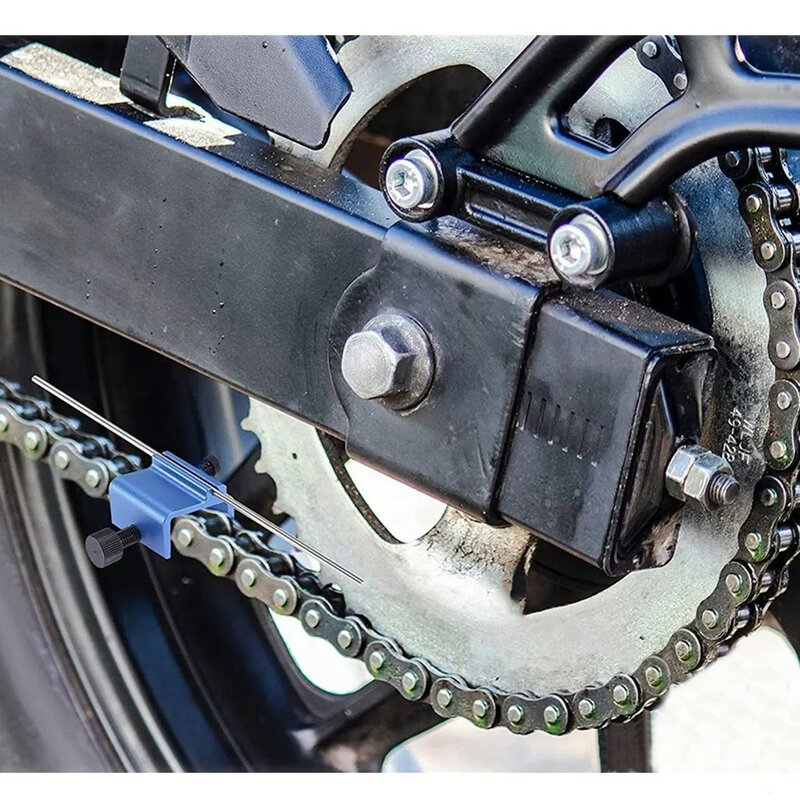 أداة محاذاة سلسلة دراجة نارية ، أداة محاذاة دقيقة سريعة للمحرك سكوتر ضرس الرياضة دراجة الترابية اكسسوارات إصلاح مركبة