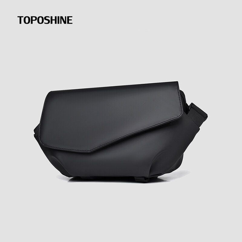 Toposhine-حقيبة كتف واحدة مضادة للماء للرجال ، حقيبة الصدر العصرية خفيفة الوزن ، حقائب صغيرة الترفيه الراقية ، شعبية