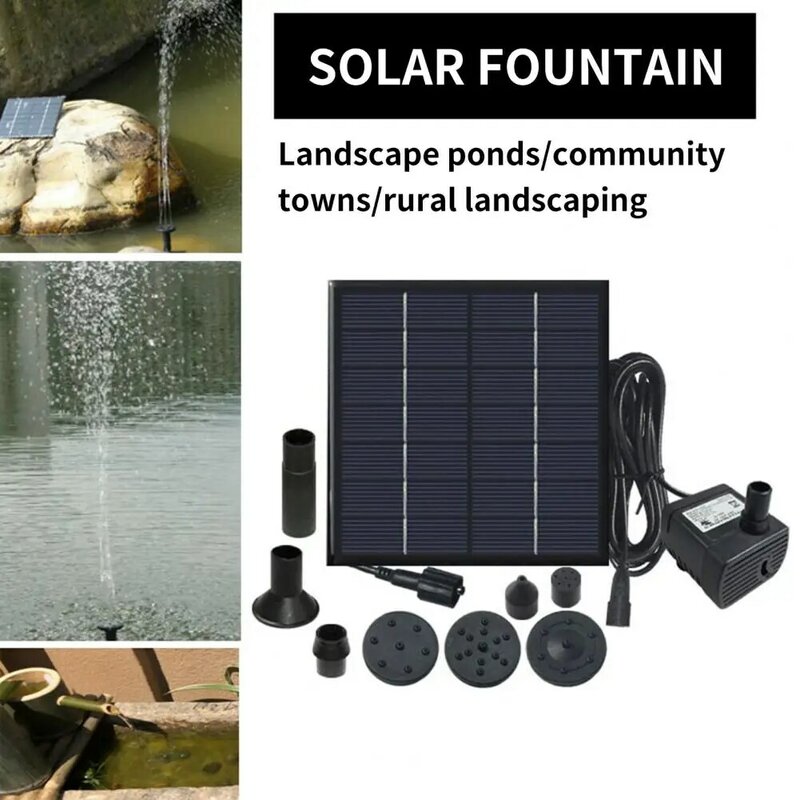 Energy Saving Monocrystalline Silicon Rust Resistant Solar Water Pump for Swimming Pool