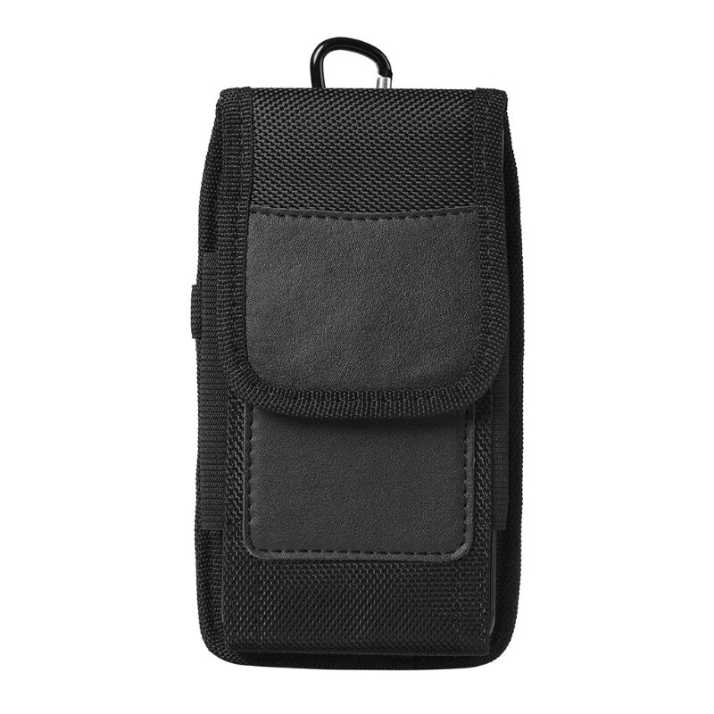 الهاتف المحمول الخصر حقيبة الهاتف الخليوي الحافظة النايلون الهاتف الحقيبة مع حزام حلقة E74B