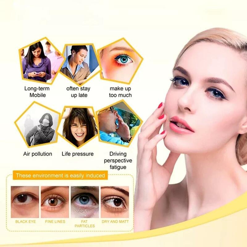 الكولاجين المضادة للتجاعيد دائرة داكنة قناع العين ، تحت أكياس العين ، ترطيب مستحضرات التجميل الكورية ، منتجات العناية بالبشرة