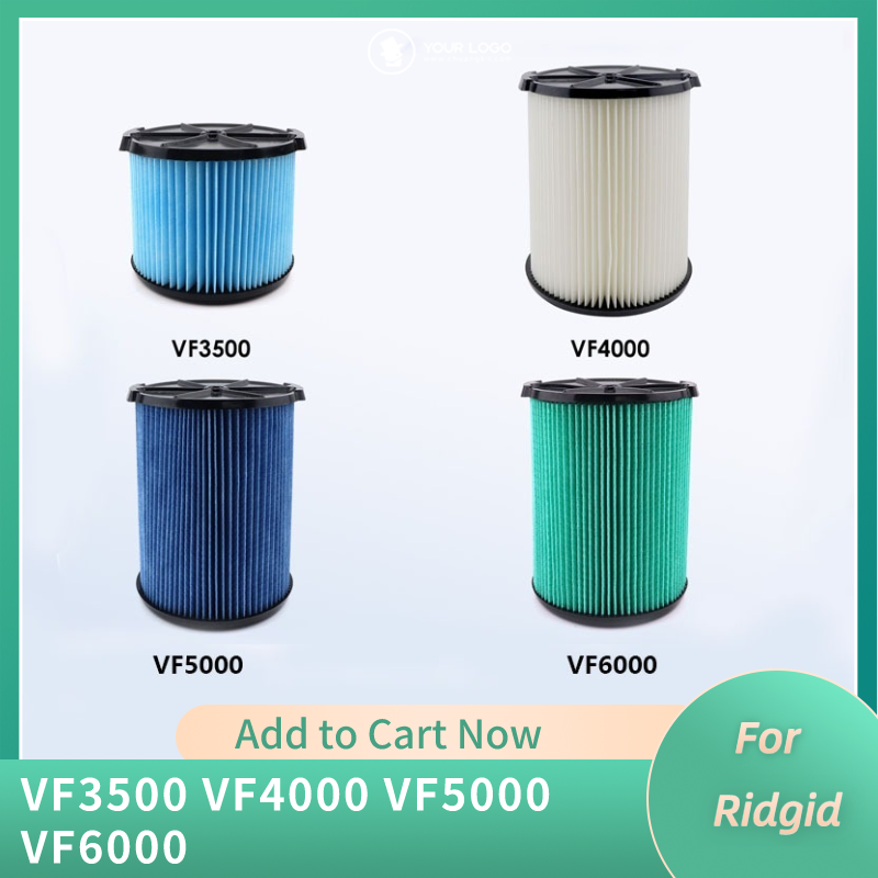 ل Ridgid VF3500 VF4000 VF5000 VF6000 مكنسة كهربائية عنصر تصفية قطع الغيار