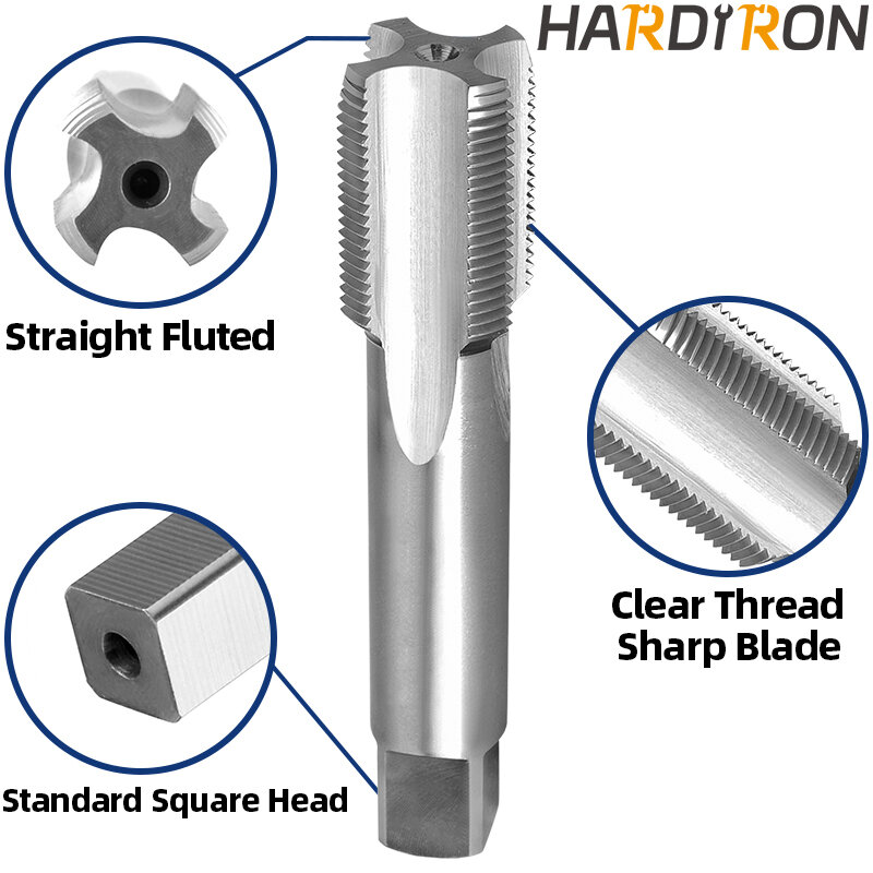 Harderon M27 X 1.5 مجموعة ادوات الحنفية وقوالب اليد اليمنى ، M27 x 1.5 آلة الخيط الحنفية & يموت الجولة