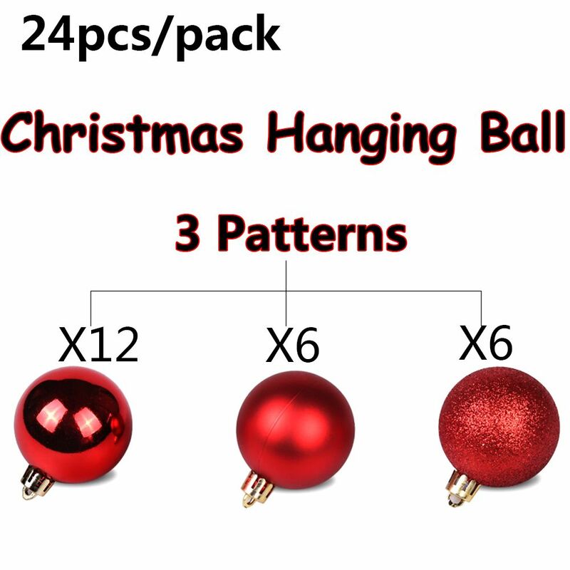 البلاستيك قطرة قلادة لشجرة عيد الميلاد الديكور ، الكرة الحلي ، عيد الميلاد ، ديكور المنزل الحرف ، 24 قطعة ، 3 سنتيمتر ، 4 سنتيمتر ، 6 سنتيمتر