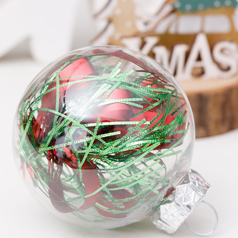بريق رسمت عيد الميلاد الكرة للزينة ، زخرفة قلادة معلقة ، زخرفة شجرة عيد الميلاد ، حفل زفاف مهرجان ، المنزل لتقوم بها بنفسك ، 30 قطعة